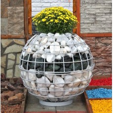 Габион ландшафтный шар с болтовым оцинкованным соединением нержавеющий 0,5х5,5х50х100 мм